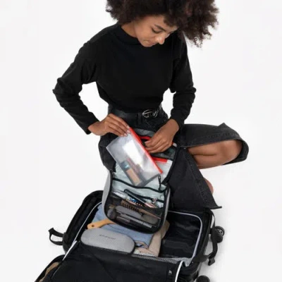 Sherpani Co-pilot, Travel Toiletry Bag, Hanging Cosmetic Organizer, Water Resistant Makeup Bag, Show In Silver