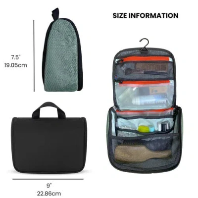 Sherpani Co-pilot, Travel Toiletry Bag, Hanging Cosmetic Organizer, Water Resistant Makeup Bag, Show