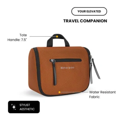 Sherpani Co-pilot, Travel Toiletry Bag, Hanging Cosmetic Organizer, Water Resistant Makeup Bag, Show