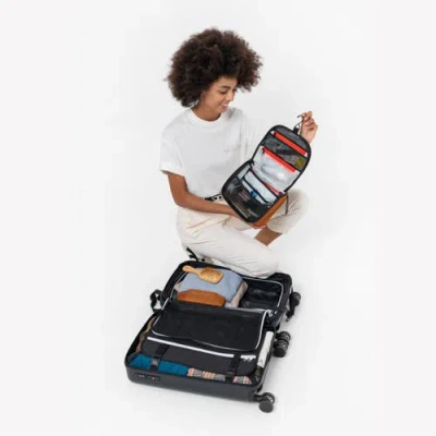 Sherpani Co-pilot, Travel Toiletry Bag, Hanging Cosmetic Organizer, Water Resistant Makeup Bag, Show