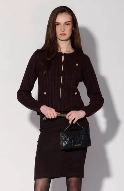 Walter Baker Addison Mini Flap In Black
