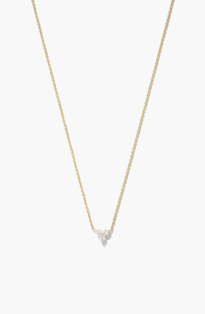 Mejuri Lotus Necklace In Gold