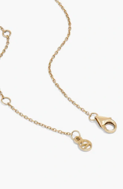 Mejuri Lotus Necklace In Gold