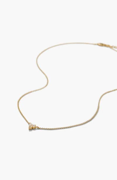 Mejuri Lotus Necklace In Gold