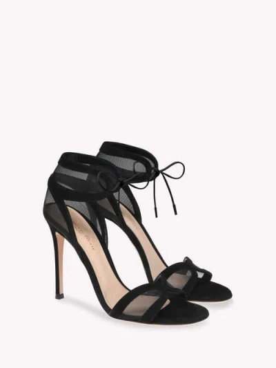 Gianvito Rossi Falene Sandals In Black