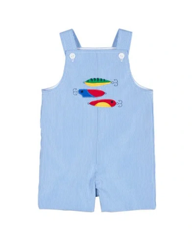 Florence Eiseman Junior Cord Shortall With Fishing Lures In Blue