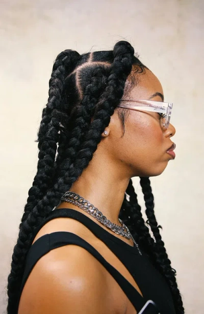 Wisdom Fashion House Clear Frame 9 In White