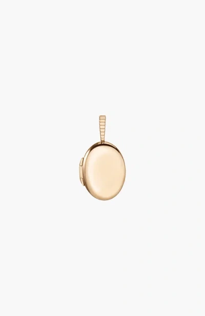 Aurate New York Solid Gold Locket Pendant In Yellow