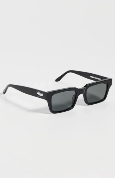 Wisdom Fashion House Low Black Frame Glasses 43 In Black