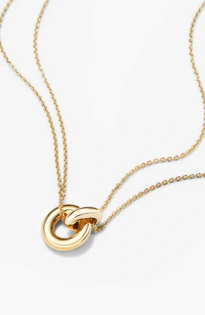 Mejuri Vermeil Linked Necklace In Gold