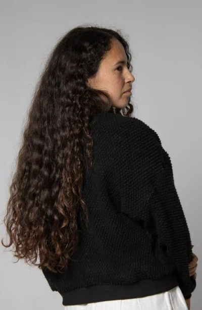 Leisure Lab Niseko Wool Crewneck In Black