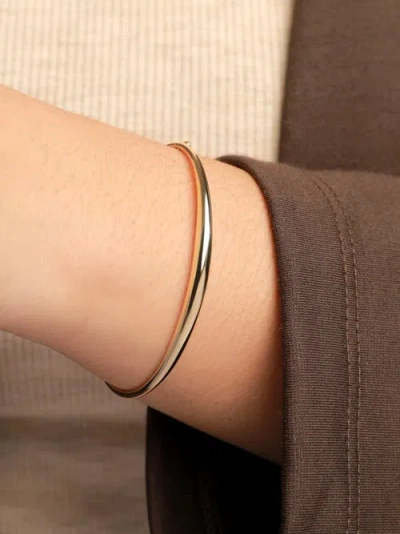 Devata Dome Bangle Bracelet In Gold