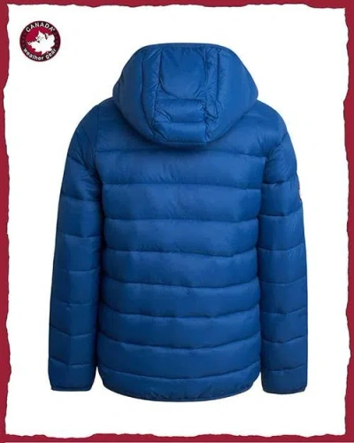 Canada Weather Gear Boys' Lightweight Packable Puffer Jacket In Blue