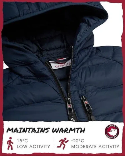 Canada Weather Gear Boys' Lightweight Packable Puffer Jacket In Blue