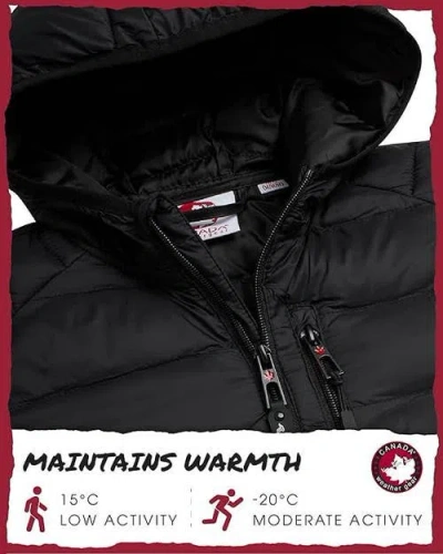 Canada Weather Gear Boys' Lightweight Packable Puffer Jacket In Black