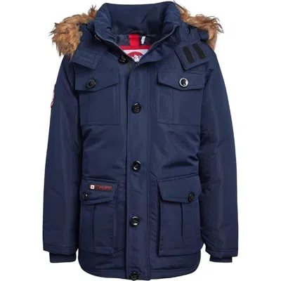 Canada Weather Gear Boys' Heavyweight Winter Ski Jacket In Blue