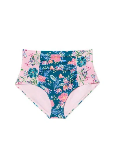Adore Me Shelby Swimwear High Waist Bikini Bottom In Multi