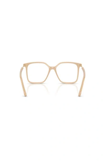 Armani Exchange 53mm Irregular Optical Glasses In Neutral