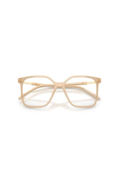 Armani Exchange 53mm Irregular Optical Glasses In Neutral