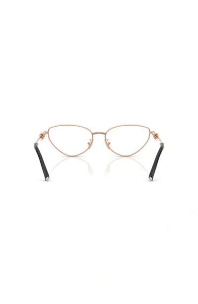 Tiffany & Co . 54mm Cat Eye Optical Glasses In Black