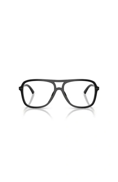 Jimmy Choo 55mm Pilot Optical Glasses In Black