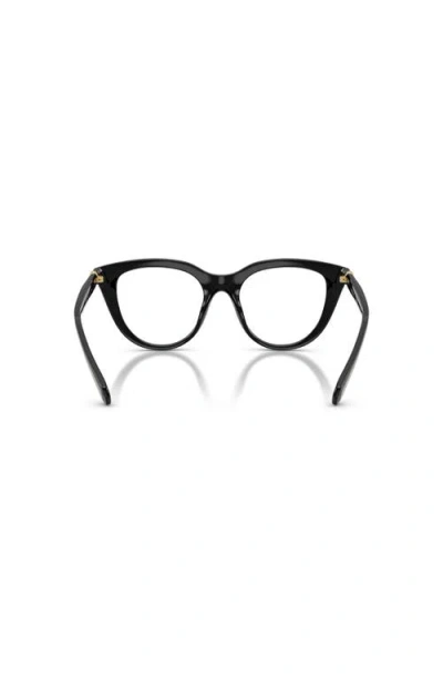 Swarovski 51mm Cat Eye Optical Glasses In Black