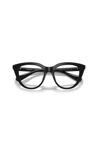 Swarovski 51mm Cat Eye Optical Glasses In Black