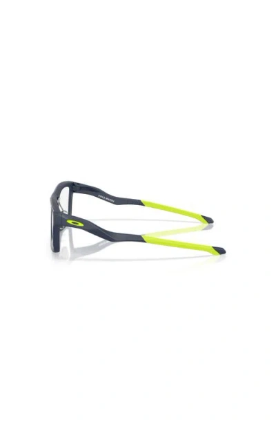 Oakley 50mm Rectangle Optical Glasses In Blue