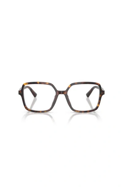 Jimmy Choo 53mm Square Optical Glasses In Brown