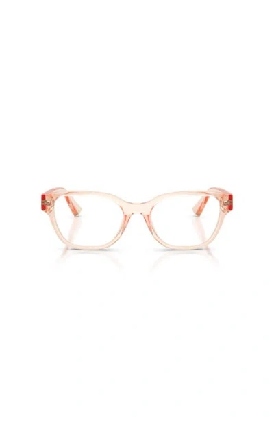 Armani Exchange 53mm Cat Eye Optical Glasses In Pink