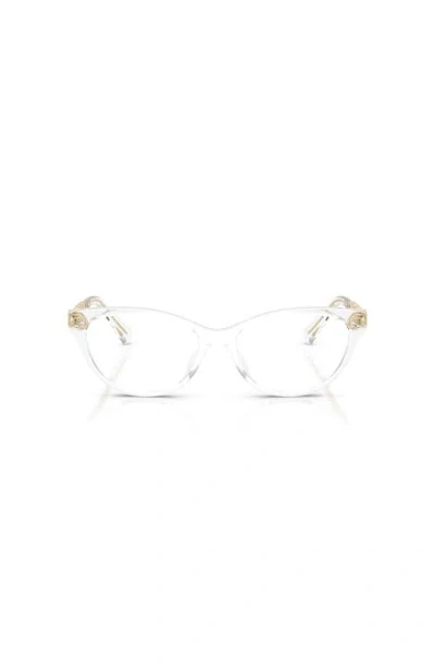 Michael Kors 49mm Cat Eye Optical Glasses In White