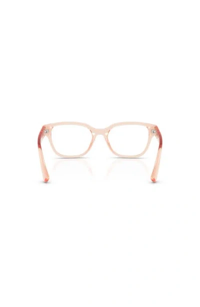 Armani Exchange 53mm Cat Eye Optical Glasses In Pink