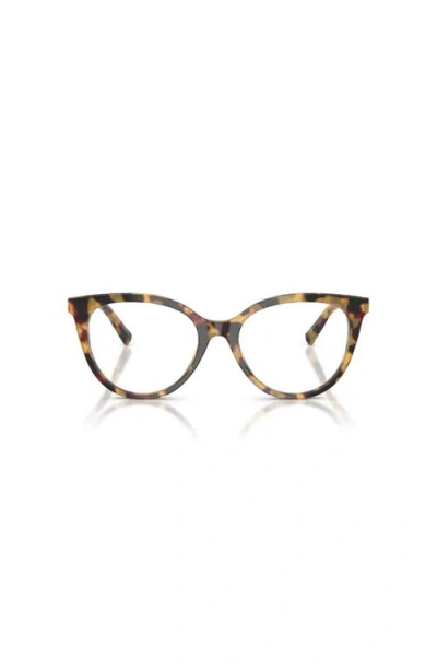 Tiffany & Co . 53mm Cat Eye Optical Glasses In Brown