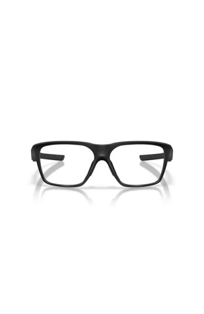 Oakley 58mm Rectangle Optical Glasses In Black