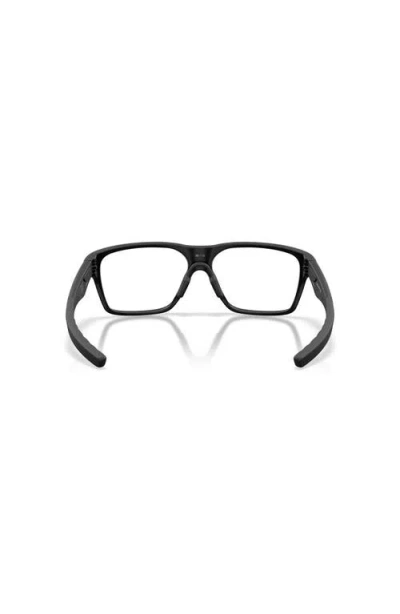 Oakley 58mm Rectangle Optical Glasses In Black