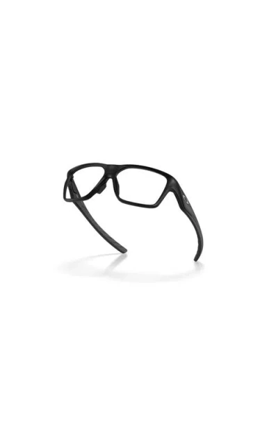 Oakley 58mm Rectangle Optical Glasses In Black