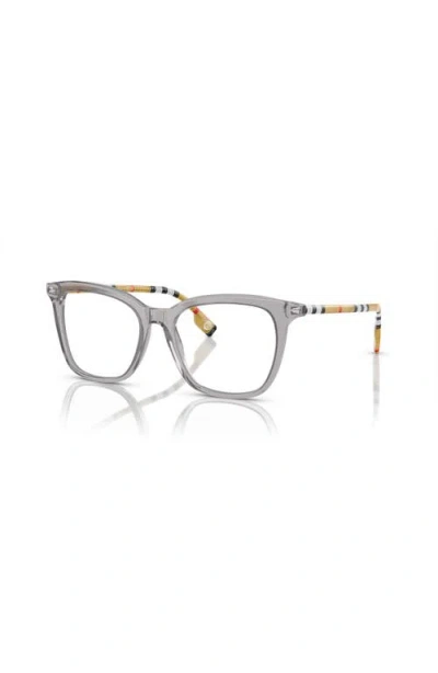Burberry 50mm Square Optical Glasses In Black