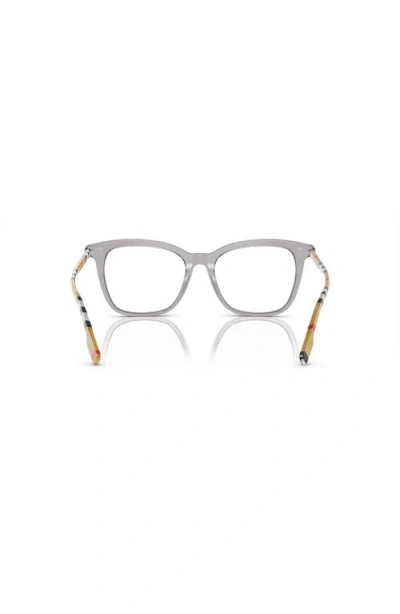 Burberry 50mm Square Optical Glasses In Black