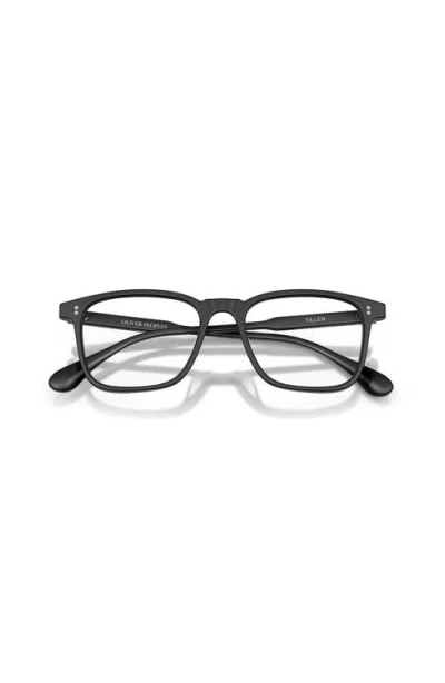 Oliver Peoples 53mm Square Optical Glasses In Animal Print