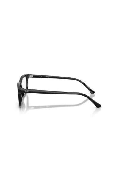 Ray Ban Ray-ban 52mm Square Optical Glasses In Black