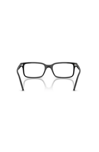 Ray Ban Ray-ban 52mm Square Optical Glasses In Black