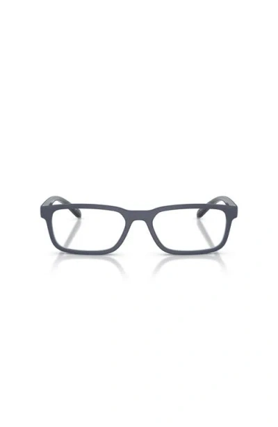 Arnette 55mm Rectangle Optical Glasses In Gray