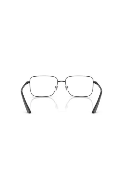 Versace 57mm Rectangle Optical Glasses In Black