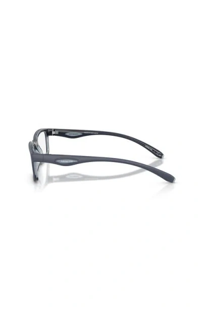 Arnette 55mm Rectangle Optical Glasses In Gray