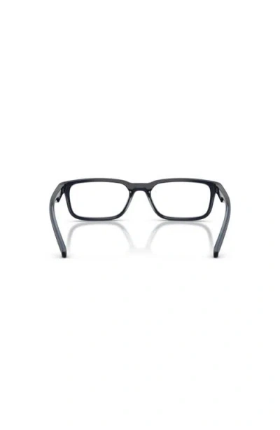 Arnette 55mm Rectangle Optical Glasses In Gray