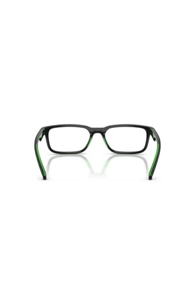 Arnette 55mm Rectangle Optical Glasses In Black