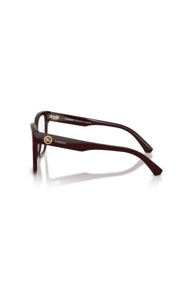 Burberry 53mm Square Optical Glasses In Brown