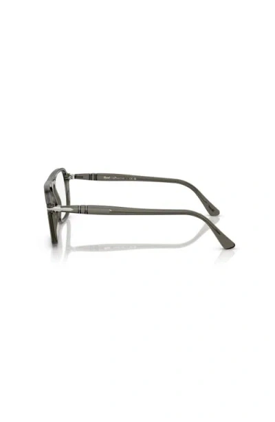 Persol 51mm Square Optical Glasses In Gray