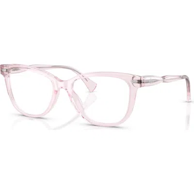 Ralph 49mm Phantos Optical Glasses In Pink