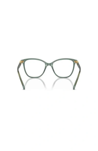 Swarovski 54mm Square Optical Glasses In Metallic
